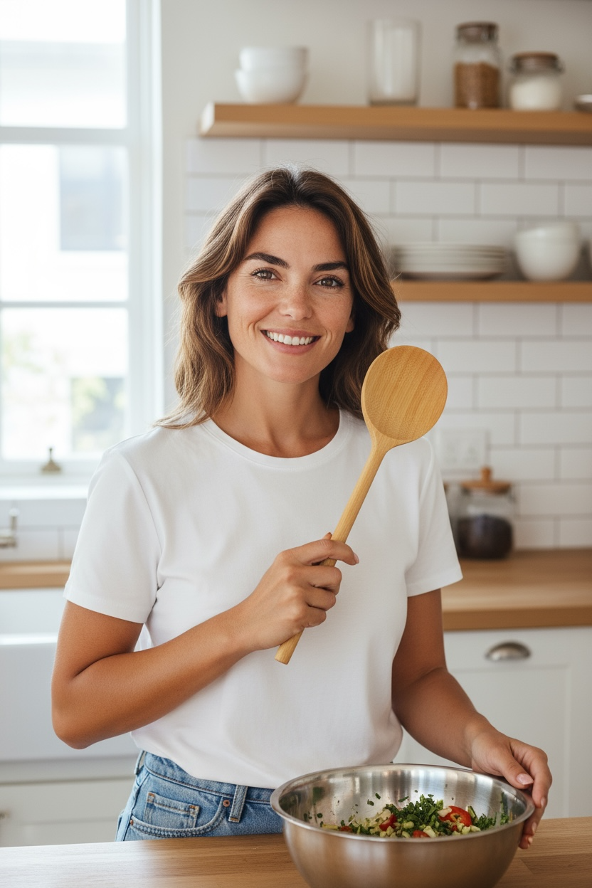 Bamboo Serving Spoon | Circle | Kitchen Bestseller