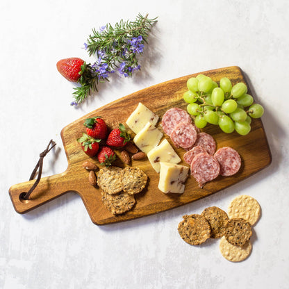 Acacia Wood Charcuterie Serving Paddle Board
