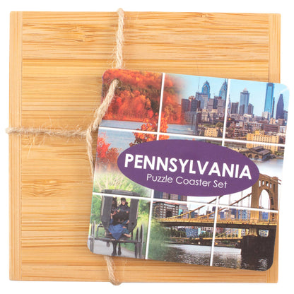 Pennsylvania 4-Pc. Coaster Set with Case