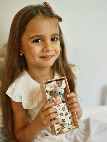 Levlovs Mouse Lili in a Box with the Bedding Summer Gift