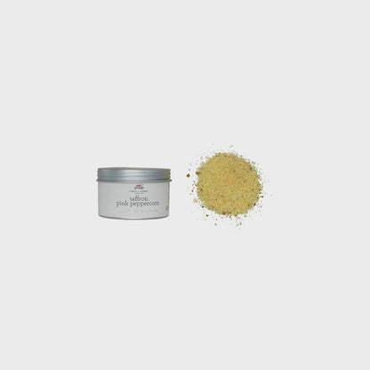Saffron Pink Peppercorn Sea Salt
