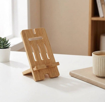 Bamboo Tablet & Phone Stand | NEW version!