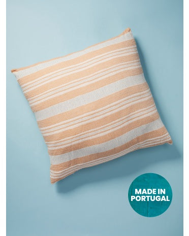 Piubelle 24" Striped Casual Pillow