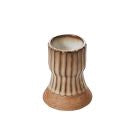 Argon BRWN Shrt Candleholder 3"x 3.25"