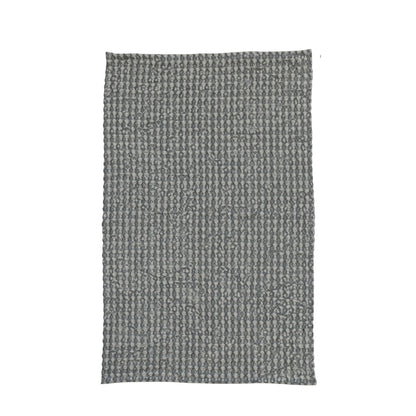 Stonewashed Cotton Waffle Weave Tea Towel