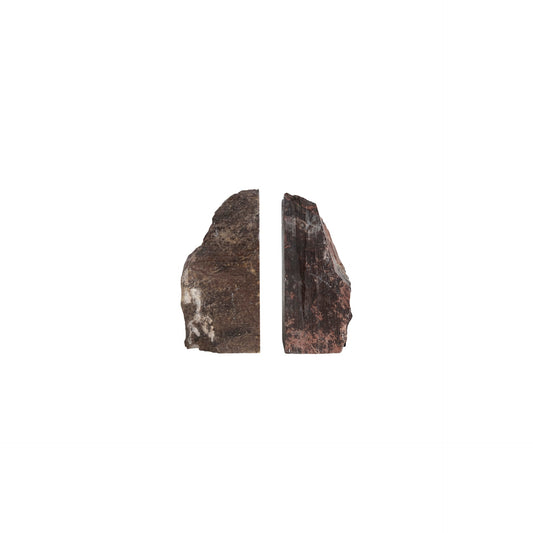 S/2 7"H Soapstone Bookends