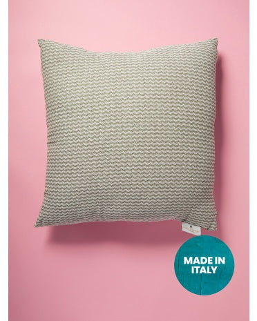 Made In Italy 24" Wave Patterned Pillow