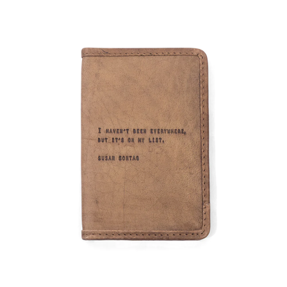 Passport Cover w/ Quote