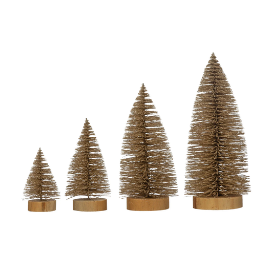 Plastic Bottle Brush Tree