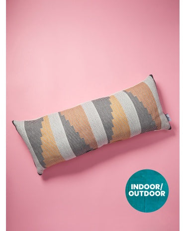 Indoor/Outdoor Color Block Pillow