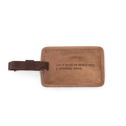 Luggage Tag w/ Quote