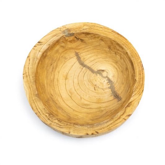 Large Round Wooden Tray