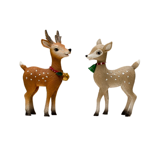Resin Standing Deer, 2-1/4"L x 1"W x 3-1/2"H