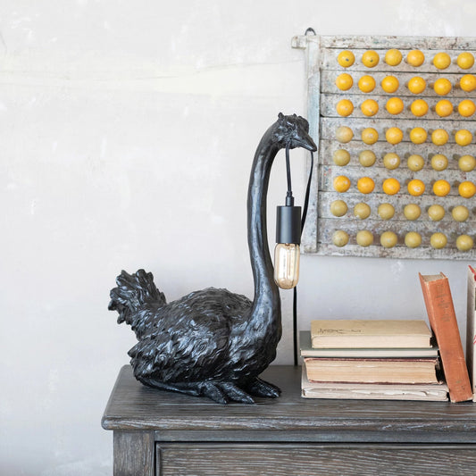 Resin Ostrich Lamp