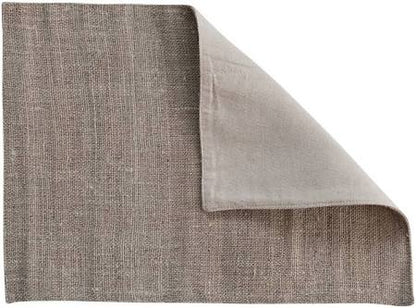 Woven Hemp Fiber & Cotton Placemat, Natural