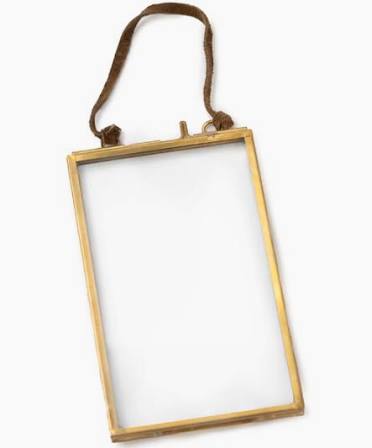 Vertical Brass Frame
