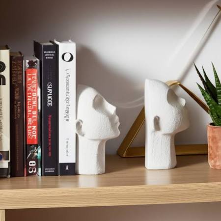 Face Bookends