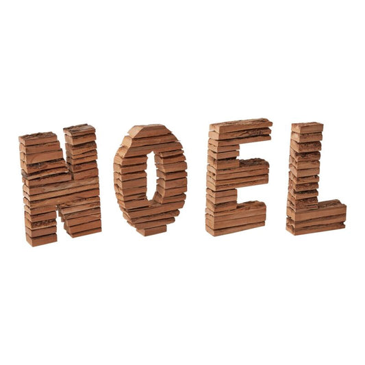 Slatwood Noel Set of 4 - 1.75"x 10.5"