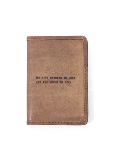 Passport Cover w/ Quote