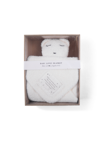 Bear Baby Lovey Blanket