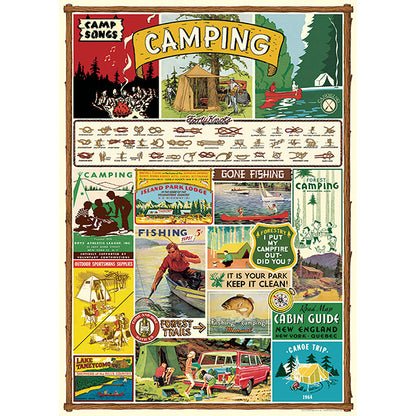 Framed Wall Art Poster – 20” x 28” with Vintage-Inspired Hanging Kit