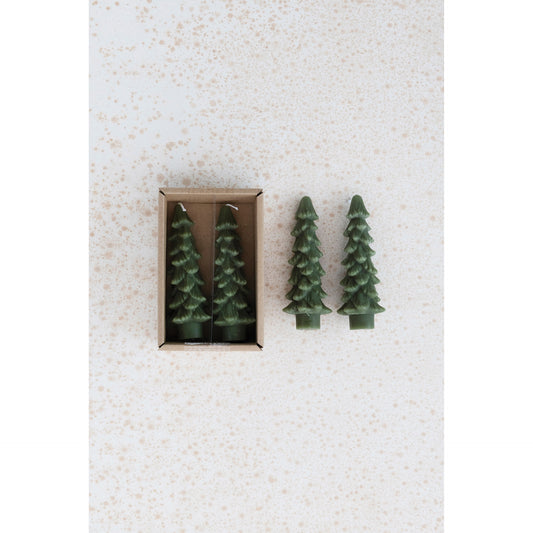 4-3/4"H Unscented Tree Shaped - Evergreen