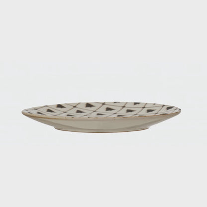 Plate w/ Tree Pattern