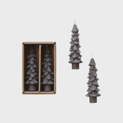 Unscented Tree Shaped Taper Candle