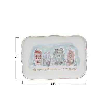 Platter w/ Village