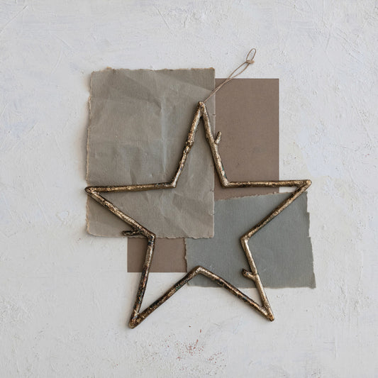 Metal Twig Star