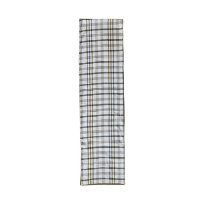 Two-Sided Stonewashed Cotton Double Cloth Table Runner w/ Cotton Back