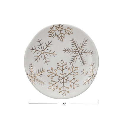 Snowflakes Plate