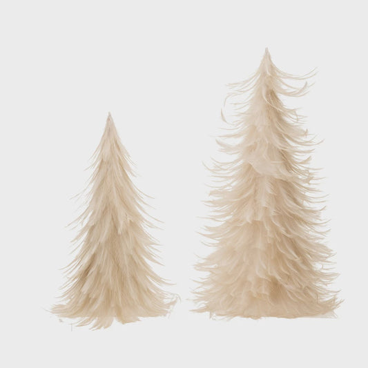 Feather Trees, Cream Color
